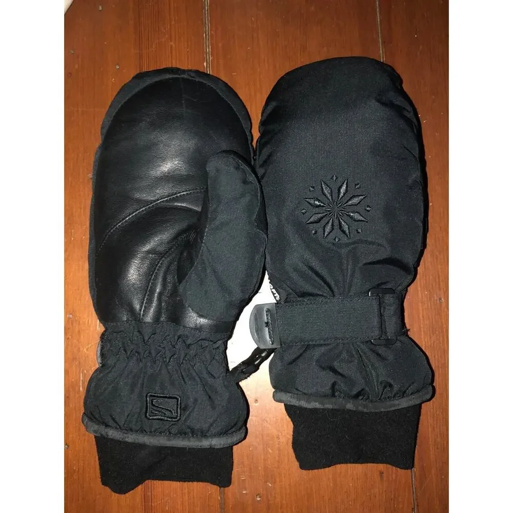 Scott primaloft mittens with finger bays black size small